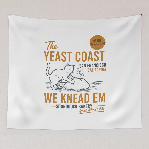Item preview, The Yeast Coast We Knead Em Sourdough designed and sold by LuminOrb.