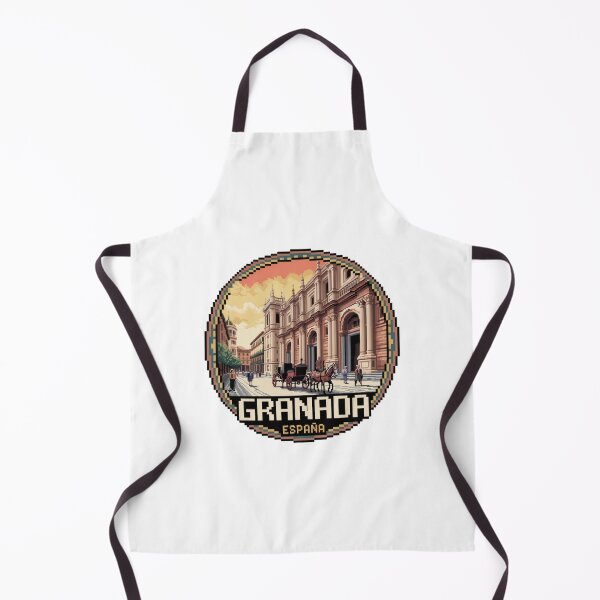 Item preview, Granada España Pixel Art: Historic City Scene designed and sold by CircinusStore.