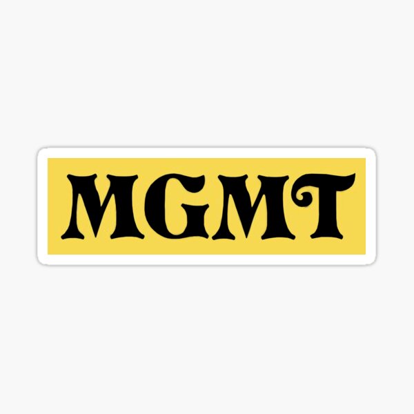 MGMT Little Dark Age logo Sticker
