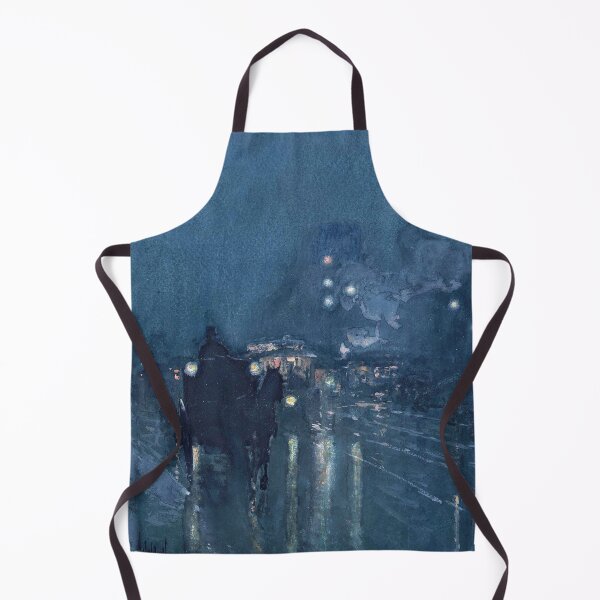 Item preview, Frederick Childe Hassam Nocturne, Railway Crossing, Chicago designed and sold by Vintage Designs +.