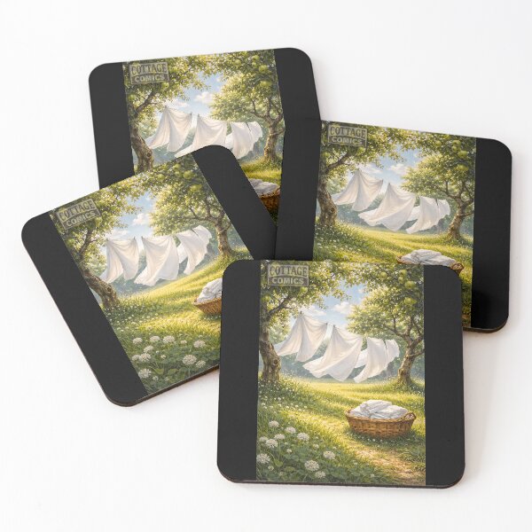 Item preview, Laundry Day in the Orchard - Pastoral Cottagecore designed and sold by bapupa.