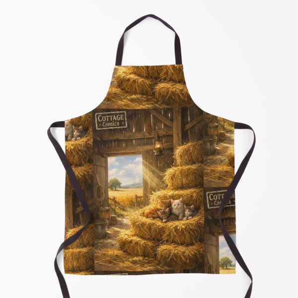 Aperçu de l'œuvre Le grenier doré - Cottagecore pastoral créée et vendue par bapupa.