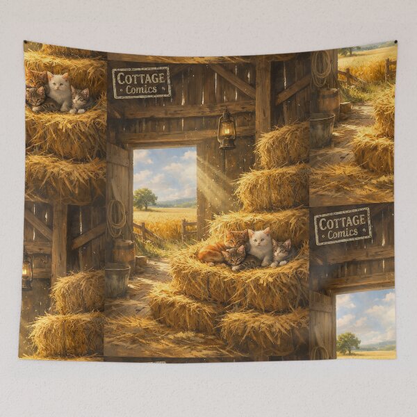 Item preview, The Golden Hayloft - Pastoral Cottagecore designed and sold by bapupa.