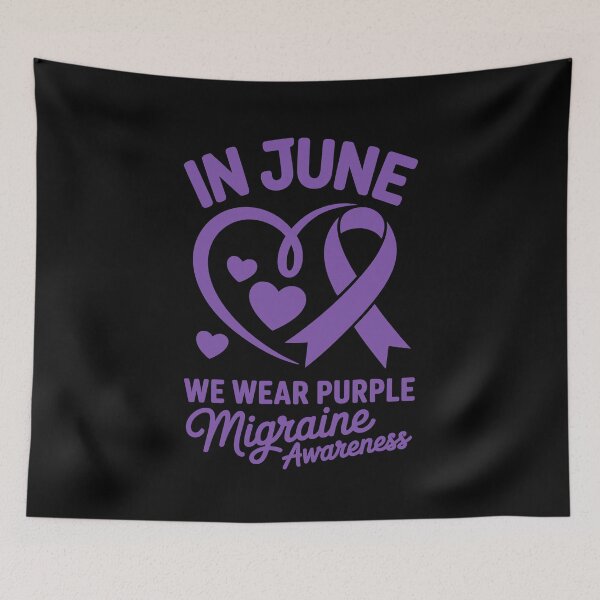 Item preview, June Migraine Awareness  designed and sold by jkrphoto.