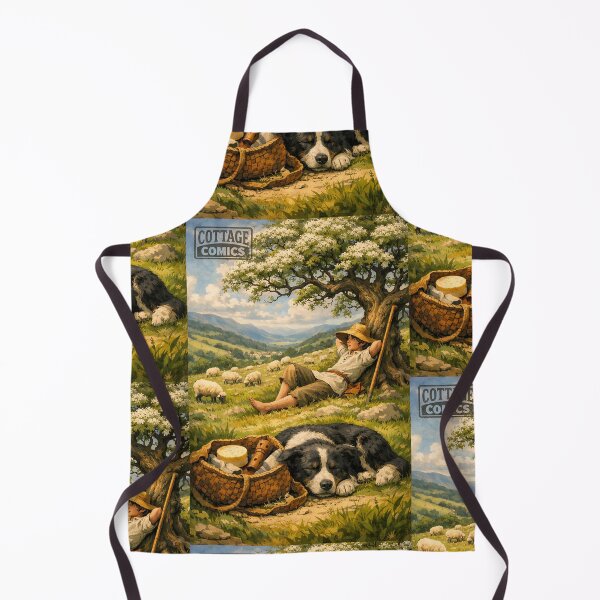 Aperçu de l'œuvre Le Repos du Berger - Cottagecore Pastoral créée et vendue par bapupa.