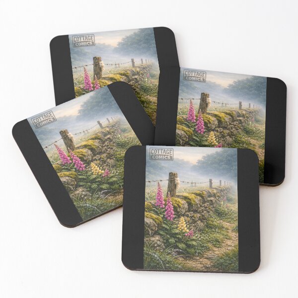 Item preview, The Stone-Wall Border - Pastoral Cottagecore designed and sold by bapupa.