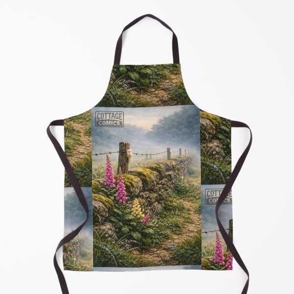 Item preview, The Stone-Wall Border - Pastoral Cottagecore designed and sold by bapupa.