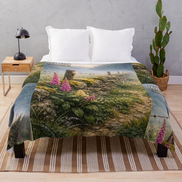 Item preview, The Stone-Wall Border - Pastoral Cottagecore designed and sold by bapupa.