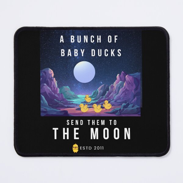 Item preview, A bunch of baby ducks send them to the moon designed and sold by ParkandPress.