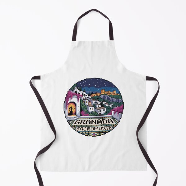 Item preview, Granada España Pixel Art: Sacromonte Night View designed and sold by CircinusStore.