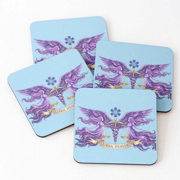 Item preview, Libra Medical Zodiac – Caduceus Astrology Art for Doctors and Nurses designed and sold by med-lavender-ee.