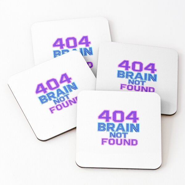 Item preview, 404 brain not found designed and sold by KryntoPrints.
