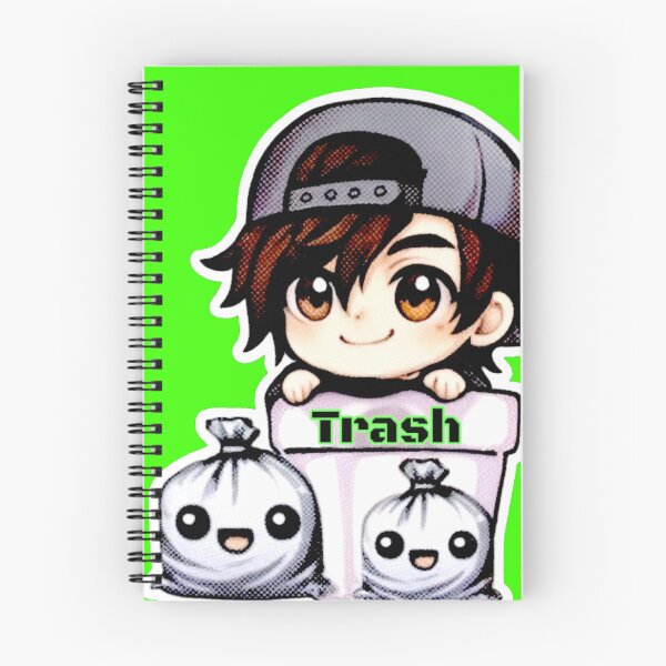 Item preview, “Sorry I’m Trash” Chibi (Green) designed and sold by IsotonicLunarCat.