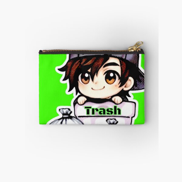 Item preview, “Sorry I’m Trash” Chibi (Green) designed and sold by IsotonicLunarCat.