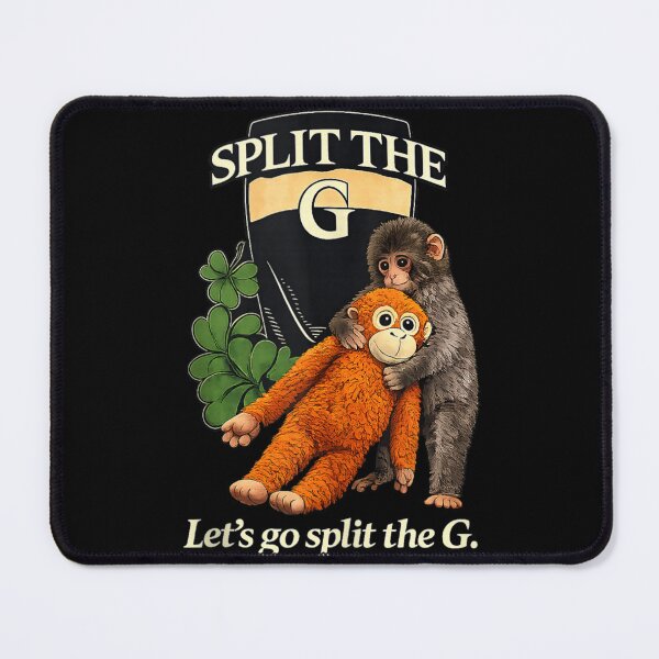 Item preview, Split The G Funny Monkey Beer Drinking St Patricks Day Humor designed and sold by HuserPiri.