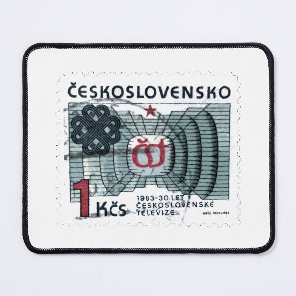 Item preview, Czech Republic 1983-30 Televize Vintage Postage Stamp designed and sold by red-amber65.