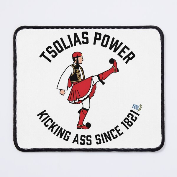 Item preview, Greek Tsolias - Kicking Ass Since 1821 designed and sold by GreekVibesOnly.