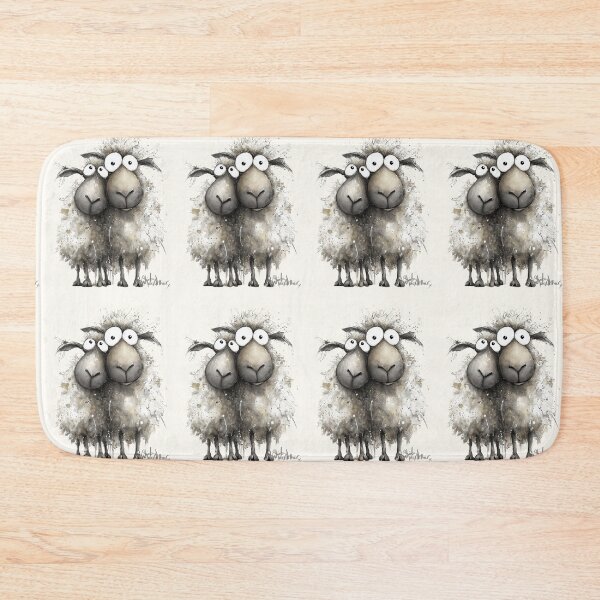 Item preview, Gorgeous Sheep ' Wilma and Watson’ BY SHiRLeY MacARTHuR designed and sold by Shirley MacArthur Art.