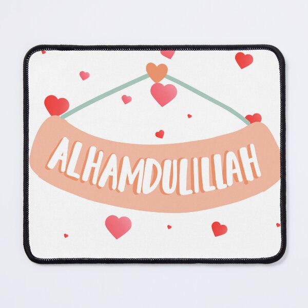 Item preview, Alhamdulillah Islamic Quote T-Shirt designed and sold by Fun Mood Prints .