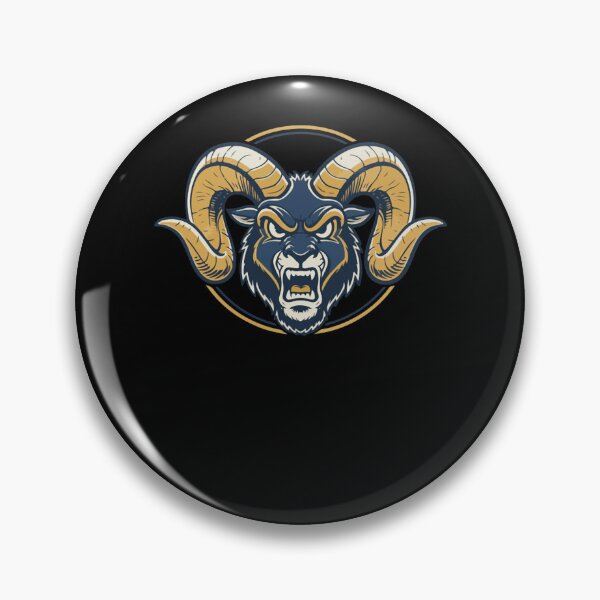 Item preview, LA Rams Football Mascot Logo designed and sold by EnderKillerYT.