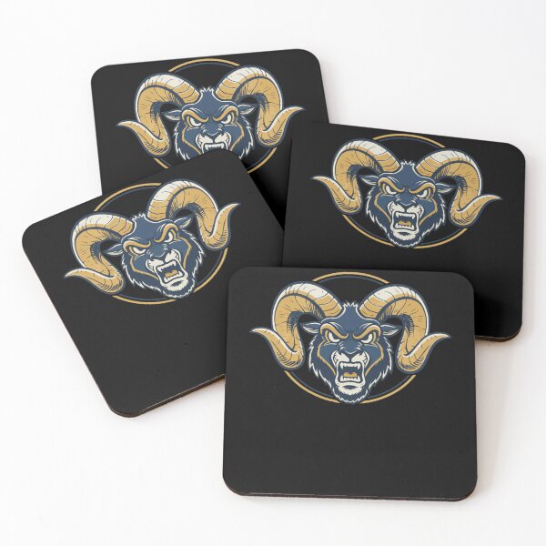 Item preview, LA Rams Football Mascot Logo designed and sold by EnderKillerYT.