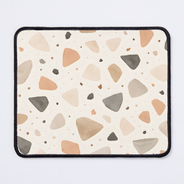 Item preview, Neutral Terrazzo Seamless Pattern – Modern Stone Texture Abstract Design designed and sold by Lumora Realm.