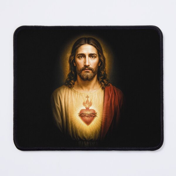 Item preview, Sacred Heart Jesus — Christian Faith T-Shirt designed and sold by PSYNOVA.
