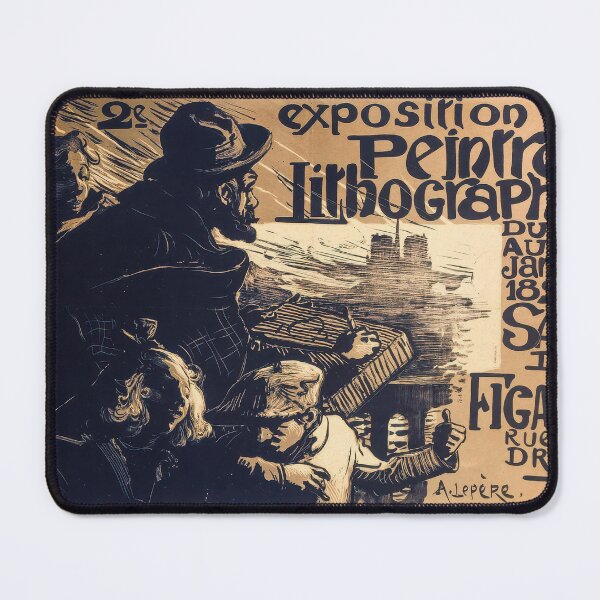 Item preview, 1899 Painters Lithographers Exhibition Poster Auguste Lepère Paris designed and sold by TheSoulOfArt.