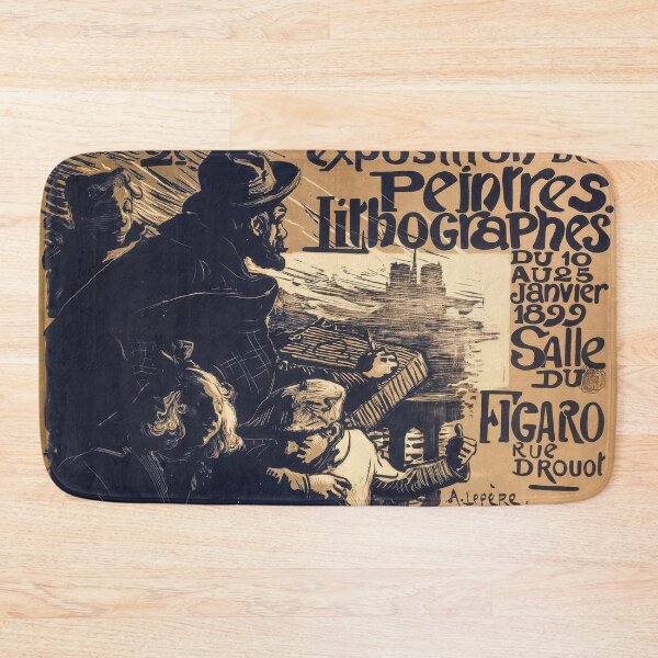 Item preview, 1899 Painters Lithographers Exhibition Poster Auguste Lepère Paris designed and sold by TheSoulOfArt.