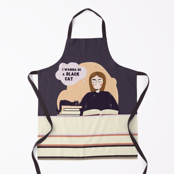 Item preview, I Wanna Be a Black Cat – Cat Lover Illustration designed and sold by maliunak.