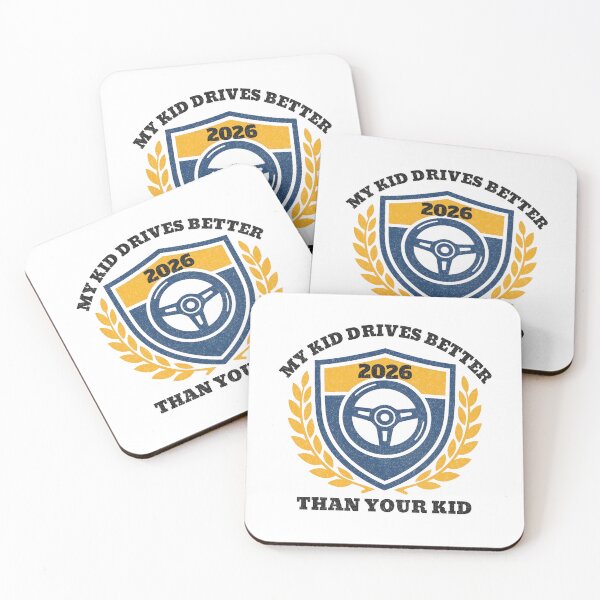 Item preview, My Kid Drives Better Than Your Kid - 2026 New Driver Shield designed and sold by aga4kids.