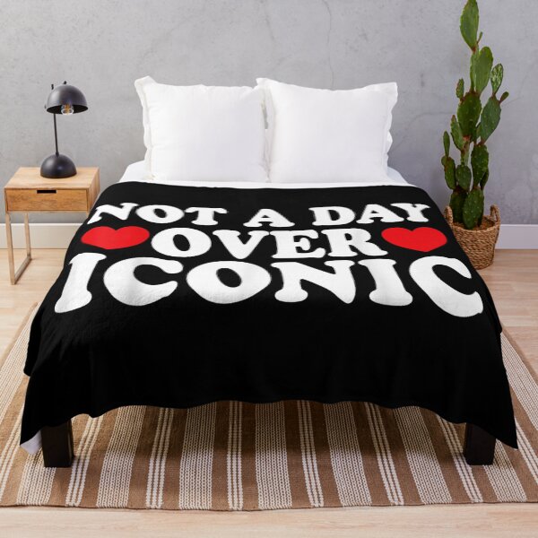 Item preview, Not A Day Over Iconic Funny Birthday Humor With Hearts designed and sold by RenettaFunky.