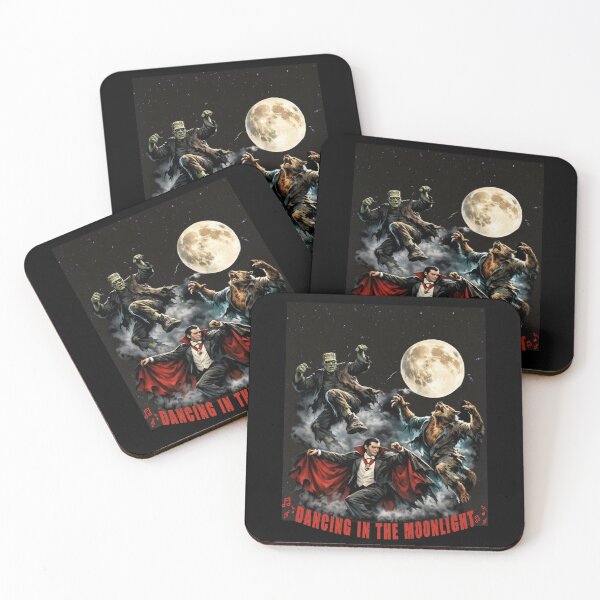 Item preview, Moonlight Monster Dance – Vintage Horror Creature Party designed and sold by SidTastic .
