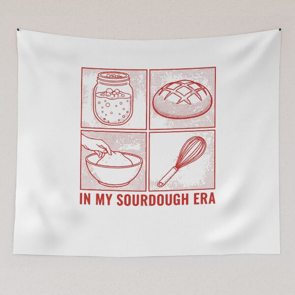Item preview, Sourdough Era Bread Baking Sourdough Starter Jar designed and sold by LuminOrb.