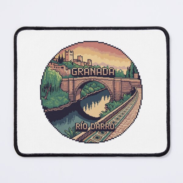 Item preview, Granada España Pixel Art: Río Darro Bridge designed and sold by CircinusStore.