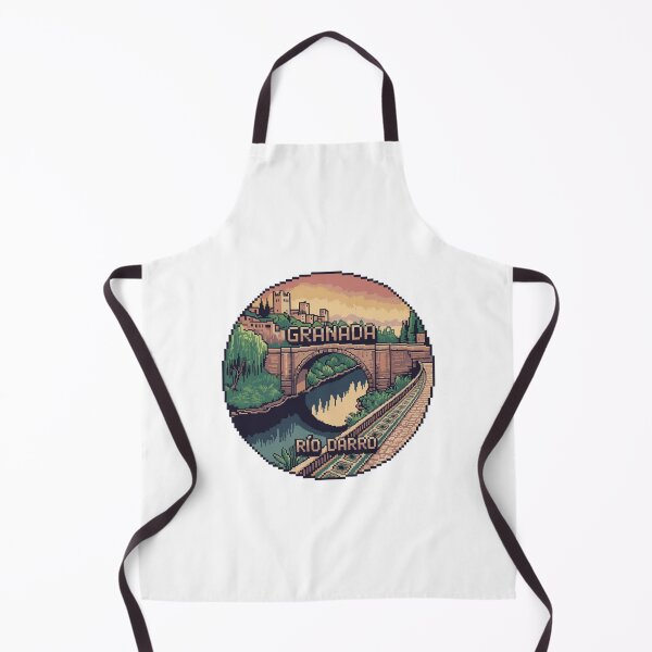 Item preview, Granada España Pixel Art: Río Darro Bridge designed and sold by CircinusStore.