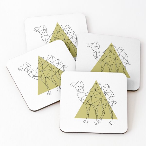 Item preview, Geometric Camel – Low Poly Desert Animal Minimalist Line Art Design designed and sold by alijun.