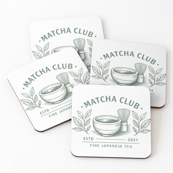 Item preview, Matcha Club Vintage Design – Japanese Matcha Tea Lovers designed and sold by ChipchaOddities.