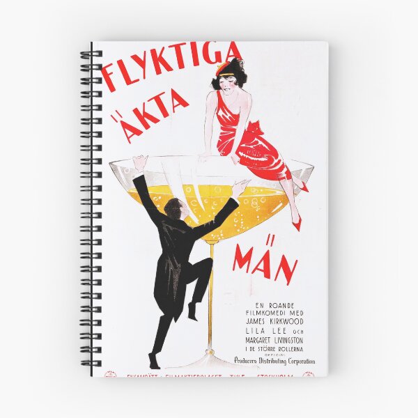 Item preview, Vintage 1920s Movie Poster | Flyktiga 'Äkta' Män | Art Deco Style | Roaring Twenties Glamour & Flapper Fashion designed and sold by artofuniverse.