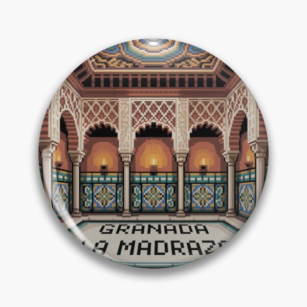 Item preview, Granada España Pixel Art: La Madraza  designed and sold by CircinusStore.