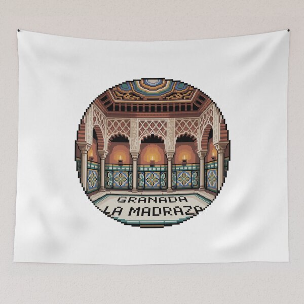 Item preview, Granada España Pixel Art: La Madraza  designed and sold by CircinusStore.