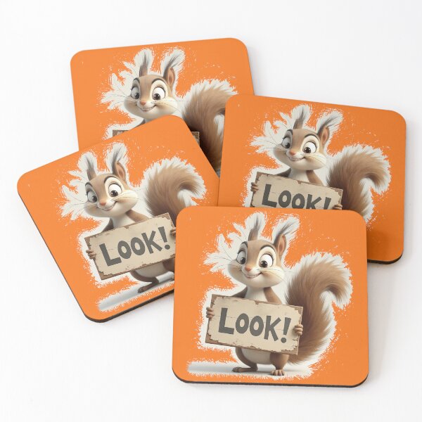 Item preview, LOOK! A Squirrel! designed and sold by The Wheezy Wizard.