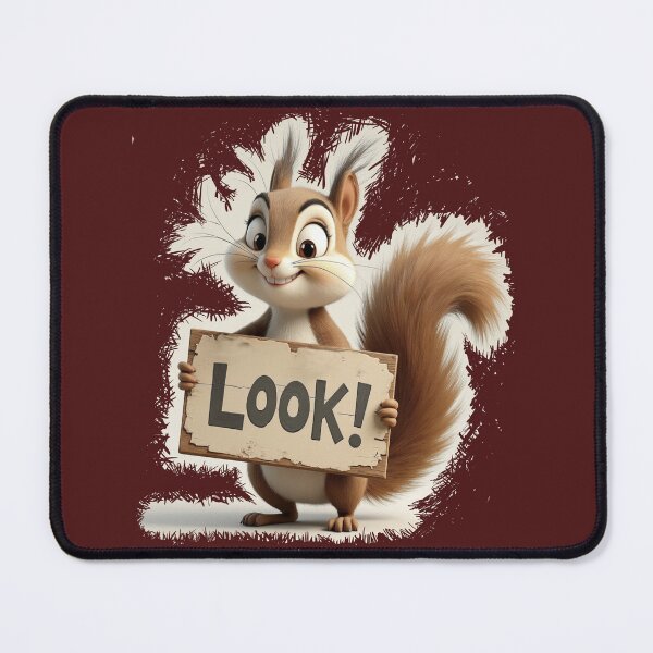 Item preview, LOOK! A Squirrel! designed and sold by The Wheezy Wizard.