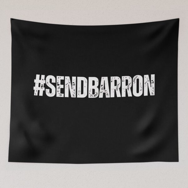 Item preview, Send Barron Political Meme Protest Hashtag Statement Graphic Design designed and sold by SaboCollita.