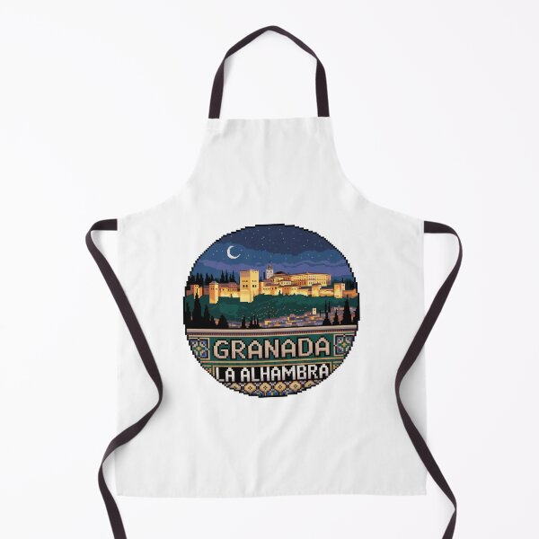 Item preview, Granada España Pixel Art: Alhambra Night View designed and sold by CircinusStore.
