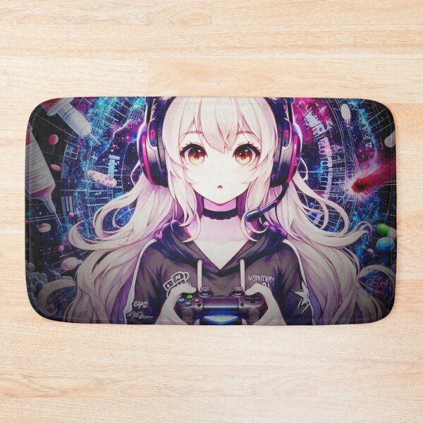Item preview, Shattered Anime Gamer Cat Girl  designed and sold by IsotonicLunarCat.