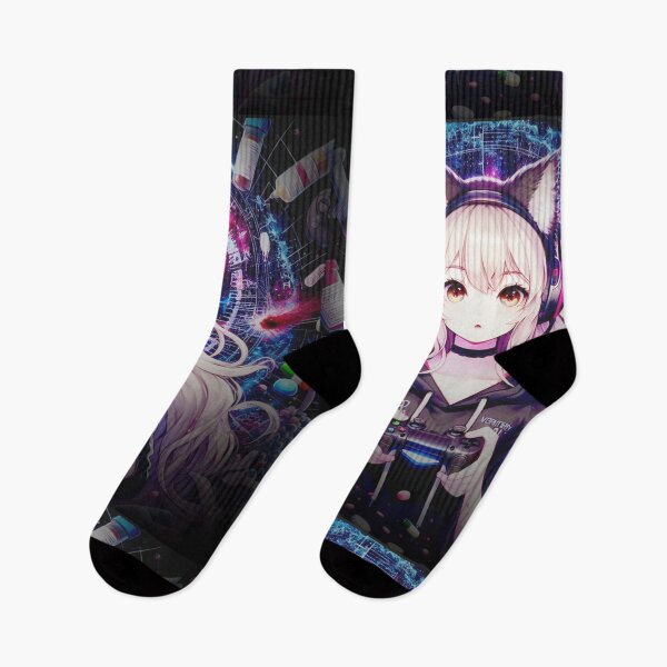 Item preview, Shattered Anime Gamer Cat Girl  designed and sold by IsotonicLunarCat.