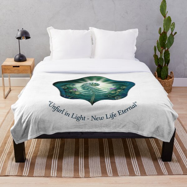Artikelvorschau, T-Shirt „Auferstehungslichtkrone“, Becher „Erwachen des Ewigen Farns“, Geschenk zum christlichen Sieg entworfen und verkauft von YMLux.