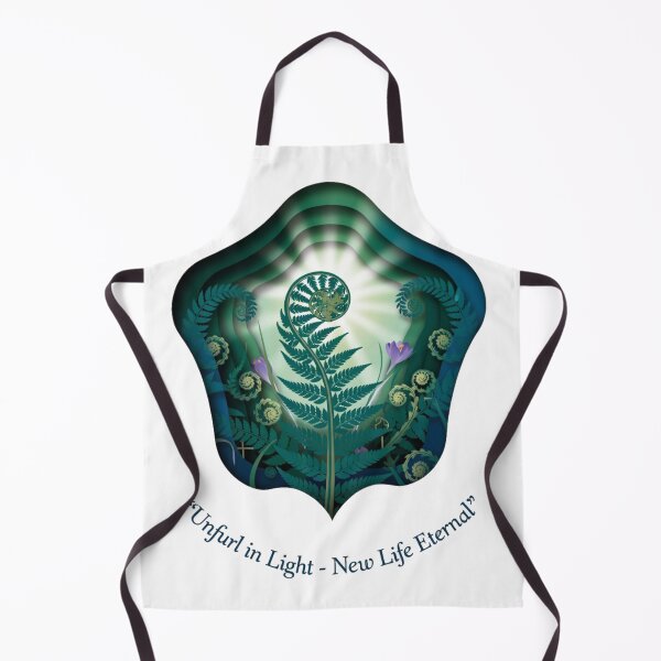 Item preview, Unfurl Resurrection Light Crown Tee, Eternal Fern Awakening Mug, Christian Victory Gift designed and sold by YMLux.