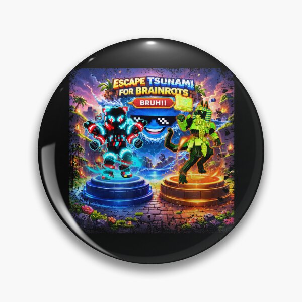 Item preview, Escape Tsunami For Brainrots Gaming Meme Colorful Gamer Art designed and sold by SaboCollita.